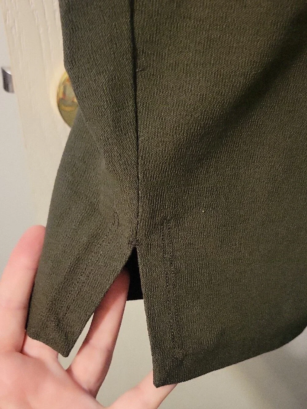 NWT Eileen Fisher Dark Olive Stretch Dress Pants 3X